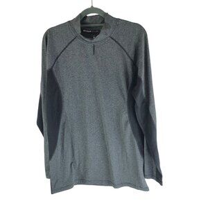 Spyder Active ProWeb Mens Grey Long Sleeve Athletic Shirt Size M